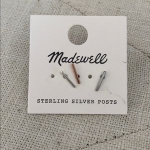 Madewell bar mix and match earrings